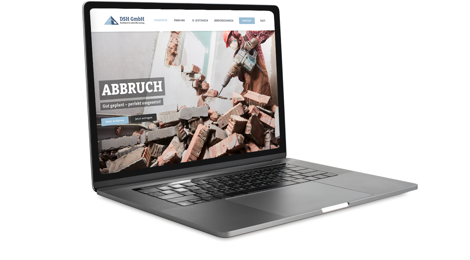 Handwerk | Abbruchunternehmen | Webdesign | Wenzel Werbeagentur