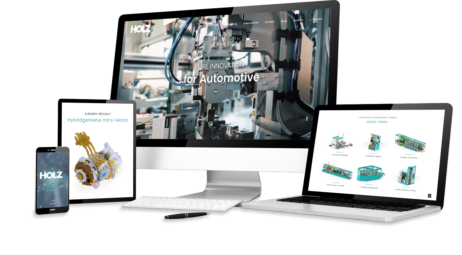 Industrie | Sondermaschinenbau | Webdesign | Wenzel Werbeagentur