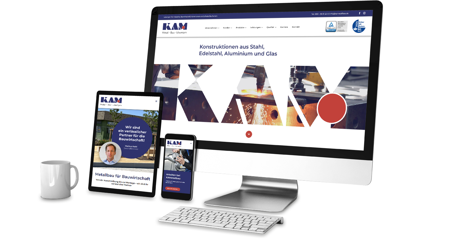 Industrie | Metallbau | Webdesign | Wenzel Werbeagentur