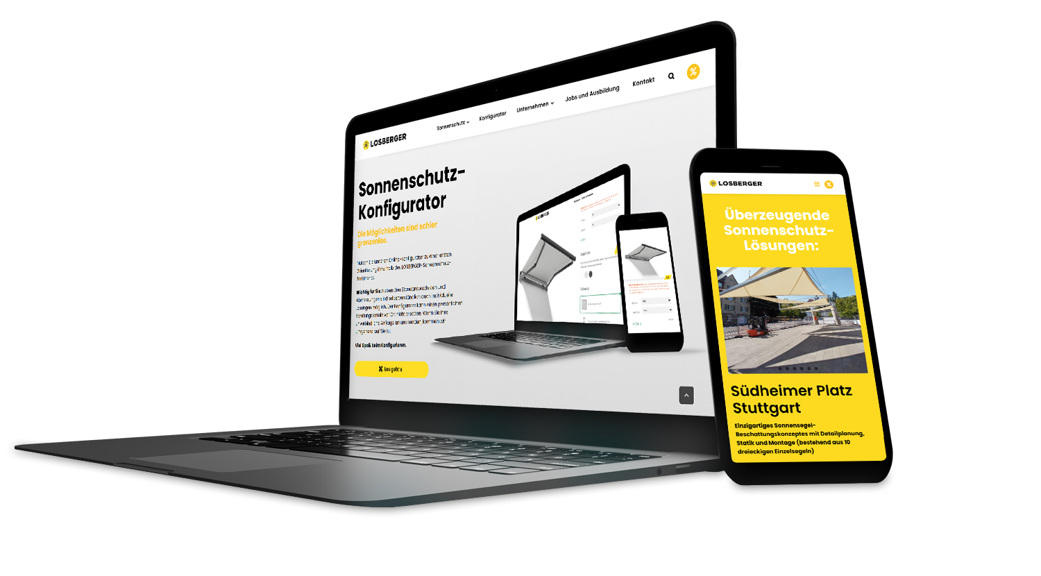 Handwerk | Sonnenschutz | Webdesign | Wenzel Werbeagentur