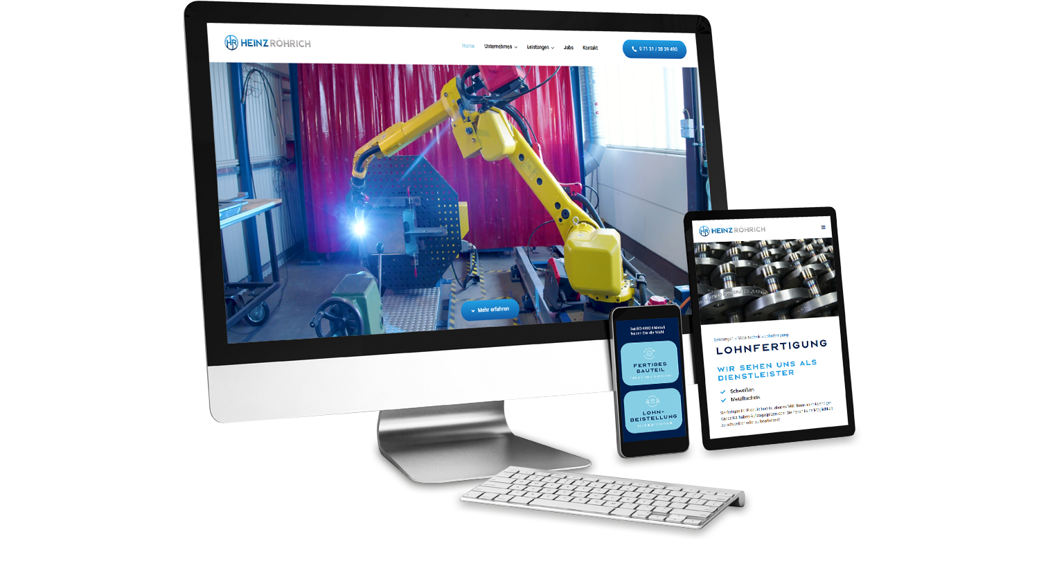 Industrie | Metallverarbeitung | Webdesign | Wenzel Werbeagentur