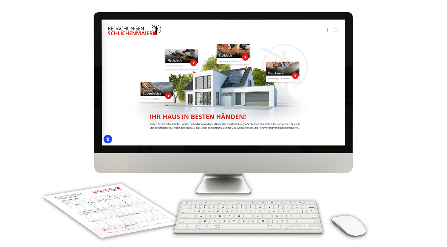 Handwerk | Bedachungen | Webdesign | Wenzel Werbeagentur