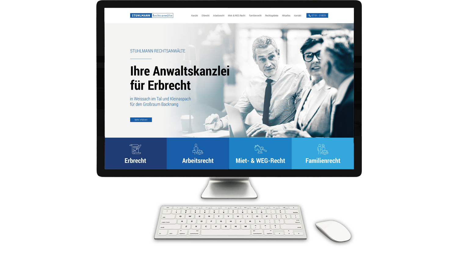 Anwälte und Steuerberater | Webdesign | Wenzel Werbeagentur