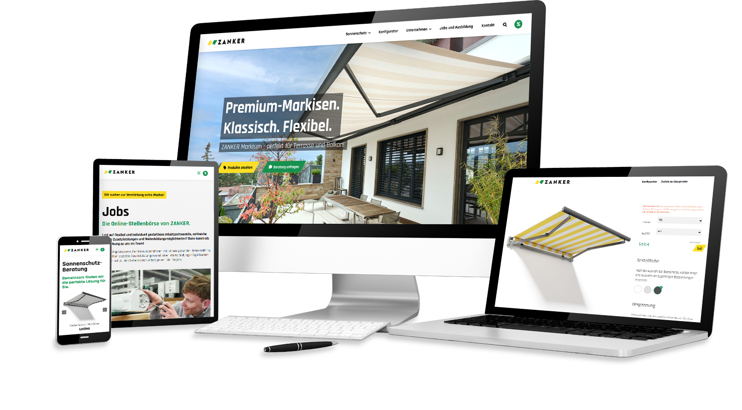 Handwerk | Sonnenschutz | Webdesign | Wenzel Werbeagentur